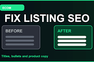 optimize ecommerce product listings for SEO and sales