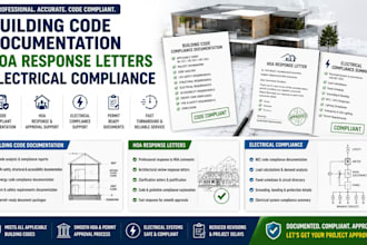 design  building code  documentation hoa response letters electrical compliance