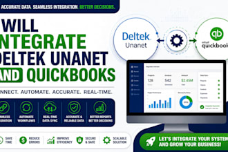 integrate deltek unanet and quickbooks