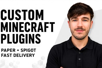 create a custom minecraft plugin for paper or spigot