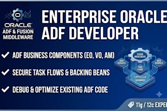 develop debug and optimize enterprise oracle adf applications
