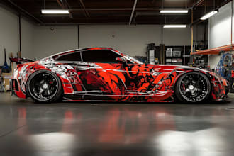 design professional car wrap, van wrap