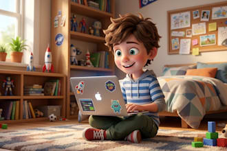 create 3d disney pixar style ai characters and prompts
