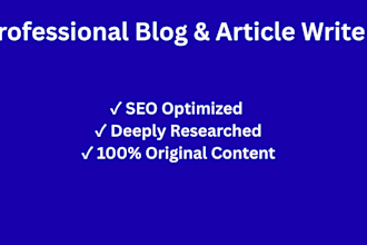 write engaging blog posts, articles