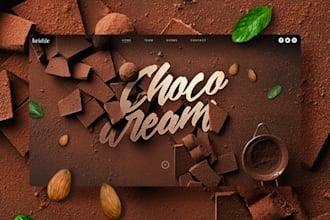 build chocolate business website