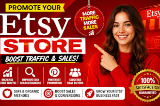 promote your etsy store, etsy marketing, etsy store promotion to boost sales