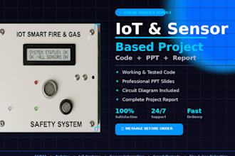 build iot sensor project with code and slides for students