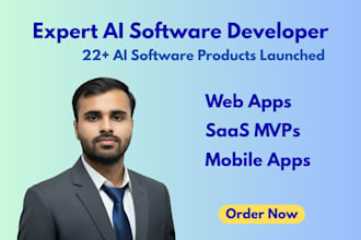 build fintech app, fintech website as ai software developer
