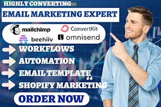 build mailchimp omnisend email marketing campaign email newsletter ai automation