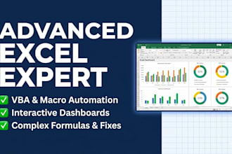 be your expert for advanced excel formulas, macros, and vba automation