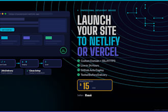 deploy your website to netlify or vercel and connect your domain