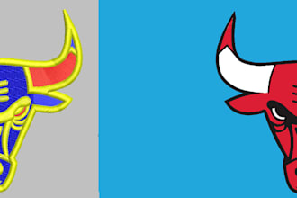 embroidery digitizing design in dst pes file