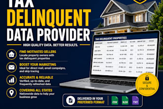 provide tax delinquent records