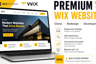 clone copy wix website wix business website redesign wix website development