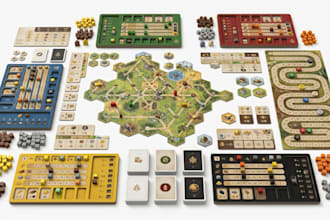 create board game, card game design, game art and mechanics