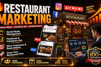 restaurant marketing restaurant social media, social media manager, facebook ads