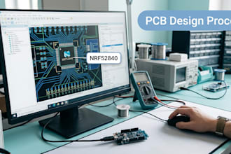 create low power medical wearable pcb using nrf52840