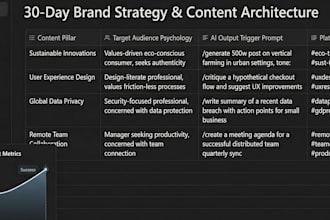 build an automated ai social media content system with brand strategy