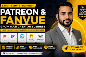 create, design, optimize, and manage your patreon, fanvue, or membership page