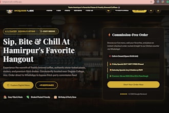build a restaurant qr menu and live dashboard