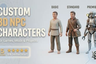 create npc and characters for your game