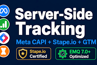 setup server side tracking and meta conversion API capi with stape GTM