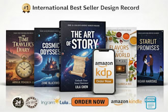 do book cover design, kindle cover, kdp cover, fantasy ebook cover design