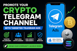 promote your crypto telegram channel with targeted telegram ads, forex promotion