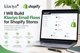 build klaviyo email flows for shopify stores
