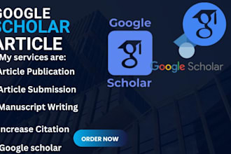 help increase google scholar visibility through article publication