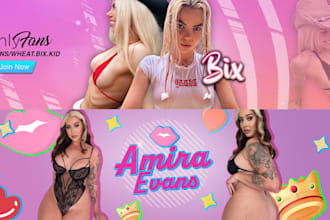 design a onlyfans, fansly or patreon banner
