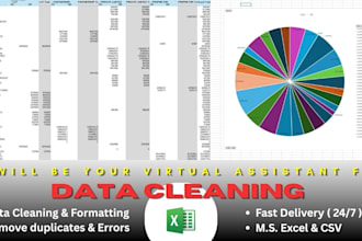 do cleaning, formatting, merging and even sorting the data