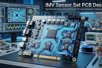 design a single imv sensor set pcb design