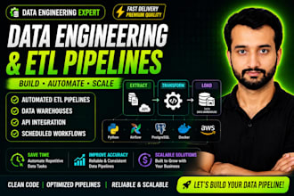build automated etl pipelines and data engineering solutions
