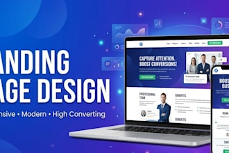create a responsive landing page
