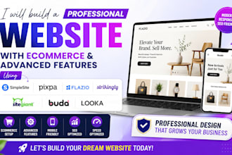 design simplesite pixpa flazio strikingly sitegiant buda looka website builder