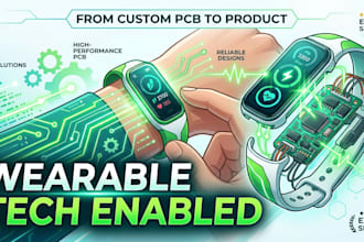 develop custom nrf52840 embedded pcb for wearable devices