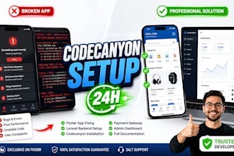 setup your codecanyon flutter laravel app