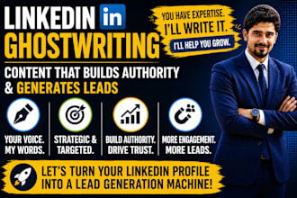 ghostwrite linkedin content that generates leads