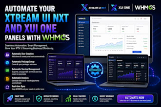 automate your xtream UI, nxt, and xui one panels with whmcs