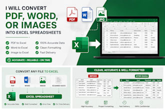 do excel data entry, formatting, and spreadsheet cleanup