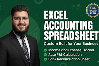 create a custom excel accounting spreadsheet for your business