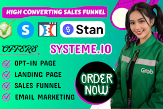 build systeme io sales funnel, systeme io landing page, systeme io website