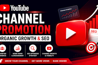 do youtube channel promotion for organic subscribers
