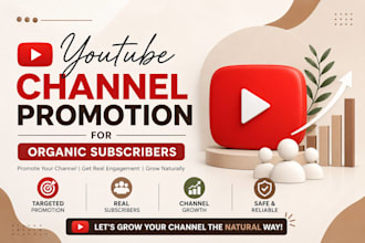 do youtube channel promotion for organic subscribers