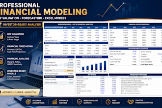 build a professional dcf financial model and valuation report