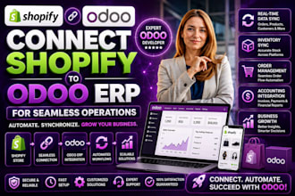 connect shopify store to odoo erp for seamless operations