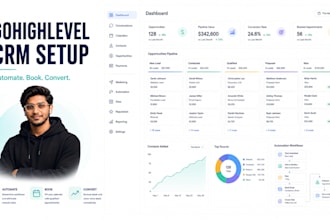 set up gohighlevel CRM with automation and ai booking