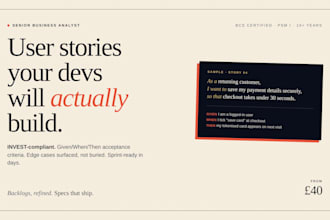 write user stories and acceptance criteria for your agile backlog