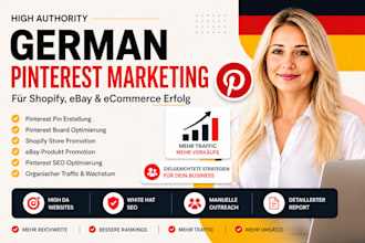 promote german pinterest pin and board post for shopify ebay ecommerce marketing